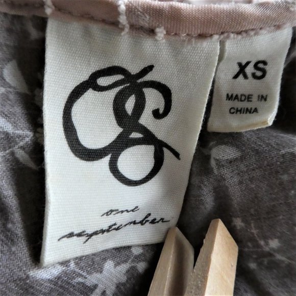 One September Dress Anwen Peasant Nude Beige Smock - Picture 9 of 12